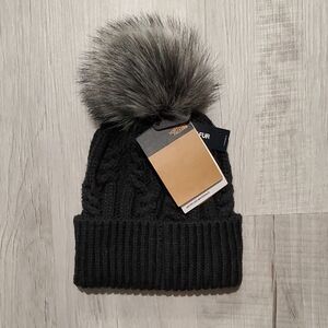 The North Face Black Knit Pom-Pom Hat